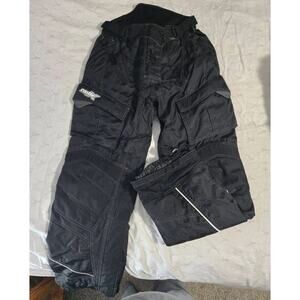 Castle X Racewear Snowmobile Riding Outdoor Black Winter Snow Pants Womens Sz M